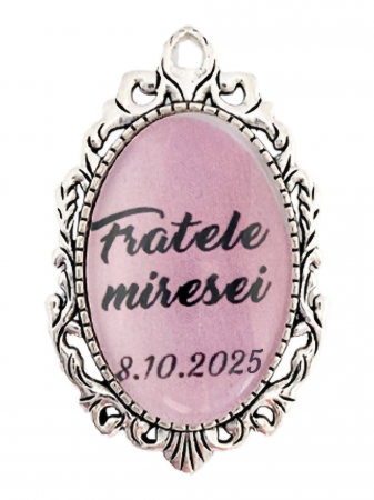 Brose - Brosa personalizata nunta fratele miresei