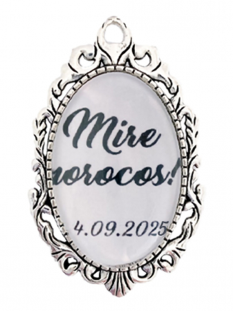 Brose - Brosa personalizata nunta mire norocos