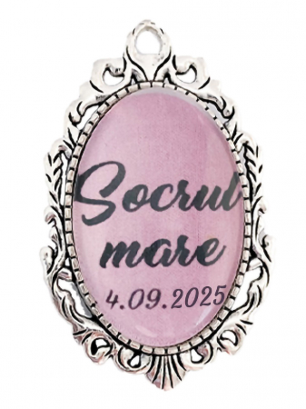 Brose - Brosa personalizata nunta pentru socrul mare