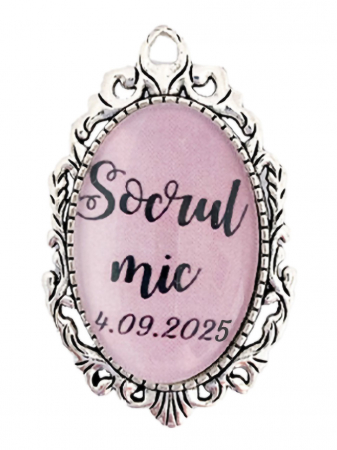 Brose - Brosa personalizata nunta socrul mic