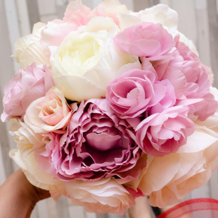 Buchet cu bujori ivoar pastel [0]