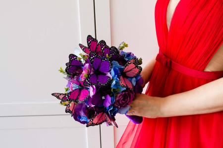 Buchet cu fluturi multicolori 2 [3]