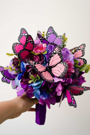 Buchet cu fluturi multicolori 2 [2]