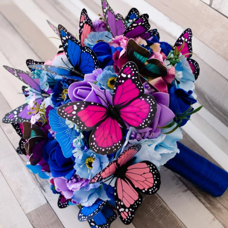 Buchet cu fluturi multicolori 3 [2]