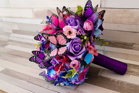 Buchet cu fluturi multicolori 4 [1]
