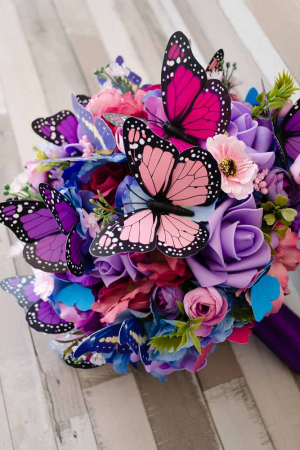Buchet cu fluturi multicolori 4 [4]