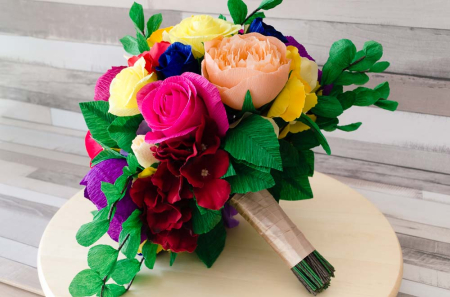 Buchet multicolor cu frunze [4]
