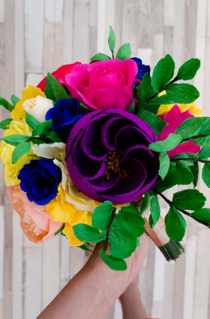 Buchet multicolor cu frunze [2]