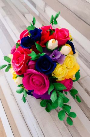 Buchet multicolor cu frunze [3]