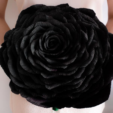 Hartie - Trandafir gigant negru