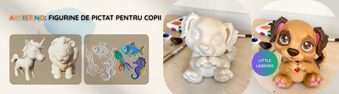 Figurine de Colorat pentru Copii – Seria ARTISTINO | The O Range