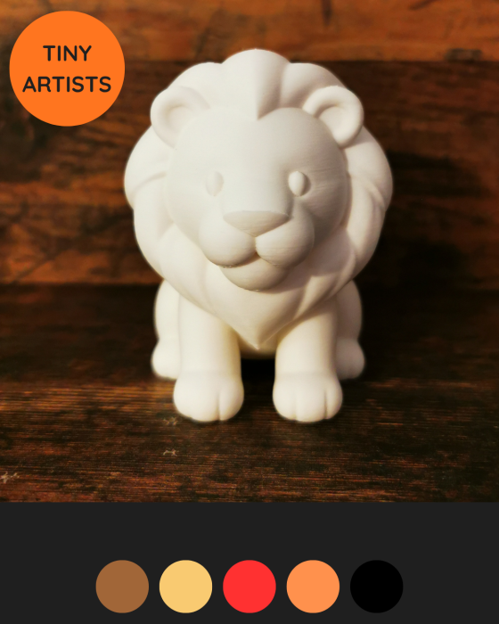 ARTISTINO Leu – Set de Colorat | Tiny Artists [3]