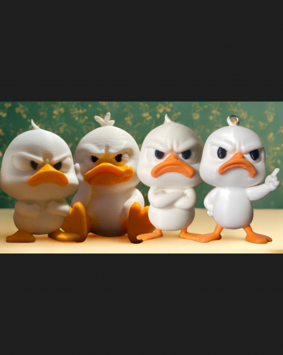 Brelocuri Angry Duckling Crew – accesorii amuzante