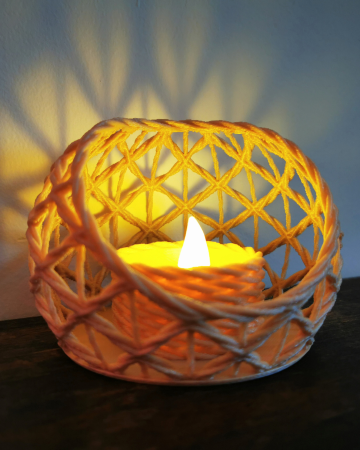 Lămpi și Accente de Lumină – Povești care strălucesc - Cuib de lumină - compatibil cu lumanare LED tealight