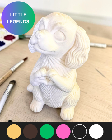 ARTISTINO - set de colorat - Figurina de colorat Cățel Little Legends ARTISTINO