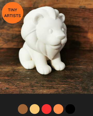 ARTISTINO Leu – Set de Colorat | Tiny Artists [1]