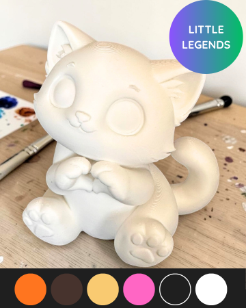 ARTISTINO - set de colorat - Figurina de colorat Pisicuta Little Legends ARTISTINO