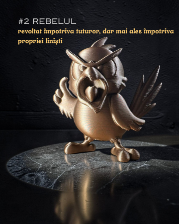 1 Aprilie - Spirit Animal rebel figurina birou cadou amuzant