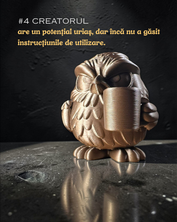 1 Aprilie - Spirit Animal CREATORUL figurina birou cadou amuzant