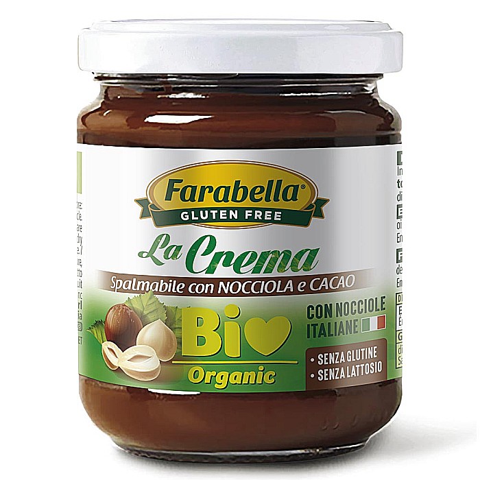Cremă tartinabilă cu alune și cacao Bio fără gluten Farabella [1]