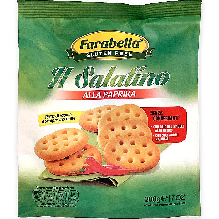 Biscuiți Salatino cu boia de ardei fără gluten Farabella [1]