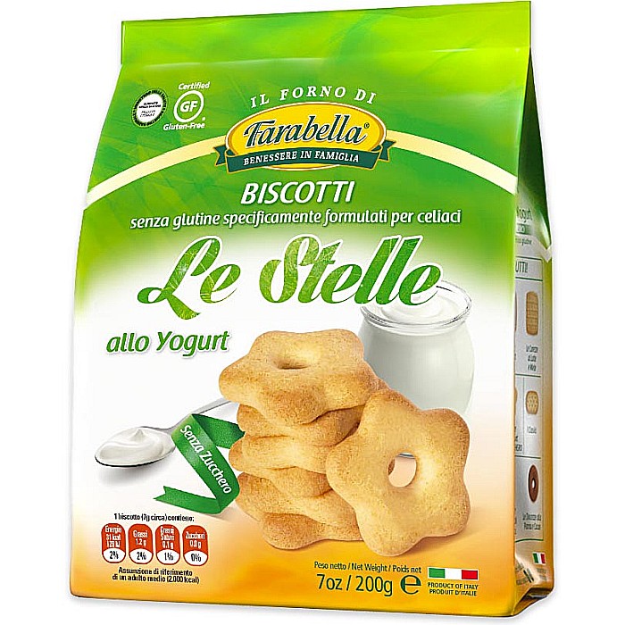 Biscuiți Stele cu iaurt fără gluten Farabella [1]