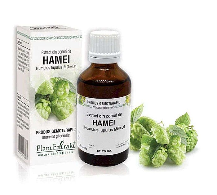 Extract din conuri de Hamei - Humulus Lupulus MG=D1, 50 ml [1]