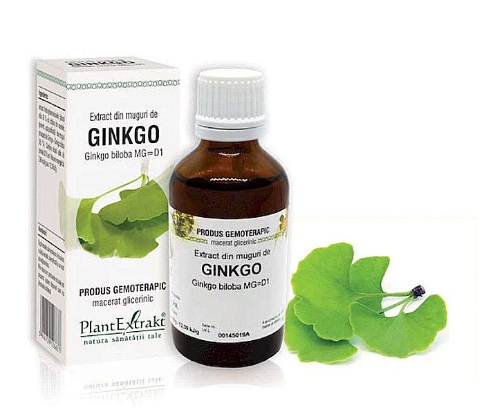 Extract din muguri de Ginkgo - Ginkgo biloba MG=D1, 50 ml [1]