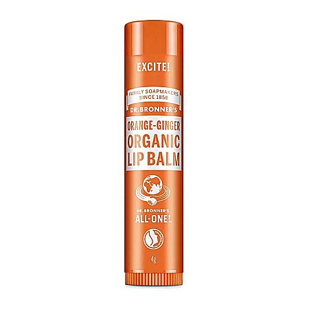 Îngrijirea tenului - Balsam organic de buze, Portocala si Ghimbir