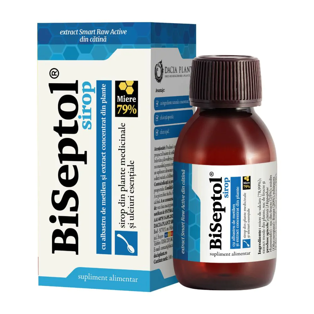 Toate produsele - BiSeptol Sirop 100ml  Dacia Plant