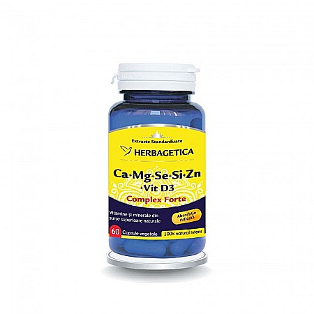 D - HERBAGETICA CA+MG+SE+SI+ZN+D3 60cps