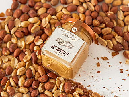 Dulcețuri si creme tartinabile - CREMĂ FINĂ DE ARAHIDE BIO DEEP OCHRE - KOMBINUT 200g