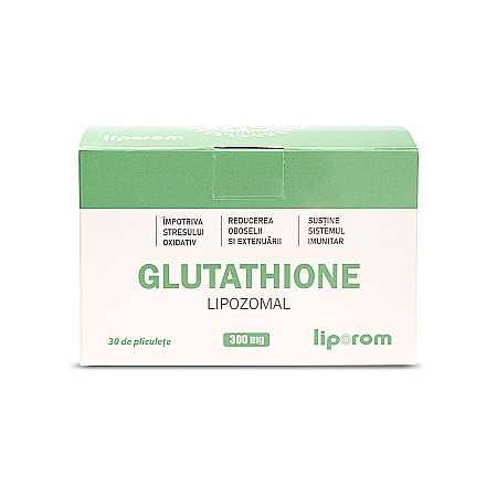 Proteine și aminoacizi - Glutathione lipozomal 300mg (30 plicuri)