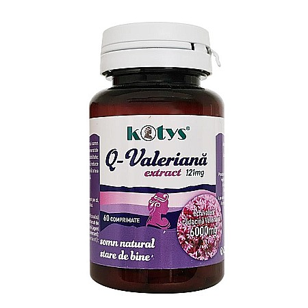 Cardiovascular - Q-VALERIANĂ EXTRACT 121mg 60mg KOTYS