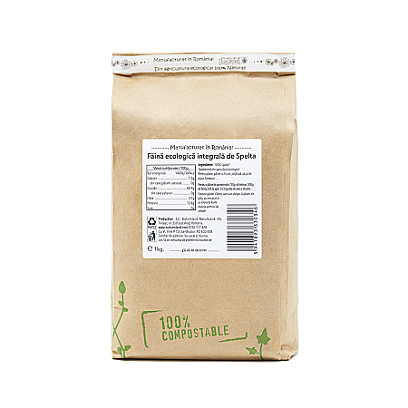 Făină integrală ecologică Spelta - 1 kg [1]