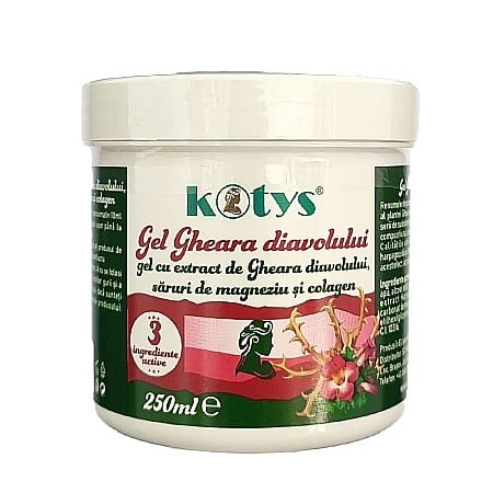 Îngrijirea picioarelor - GEL GHEARA DIAVOLULUI 250ml KOTYS