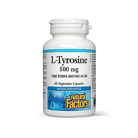 Proteine și aminoacizi - L-TYROSINE 500mg 60cps