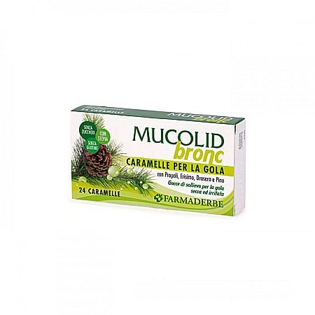 Plante medicinale - CARAMELE MUCOLID CU EUCALIPT 24buc FARMADERBE