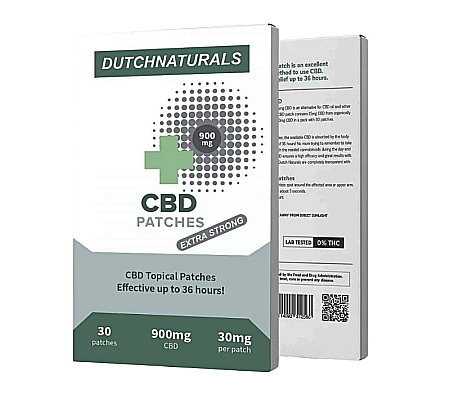 Fitoterapie - Set Plasturi cu CBD 30 x 30 mg – 900mg