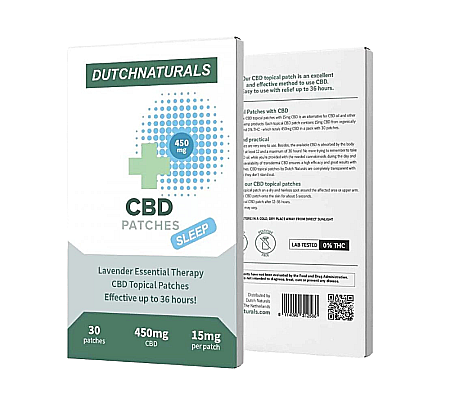 Fitoterapie - Set Plasturi cu CBD pentru somn 30 x 15 mg – 450mg