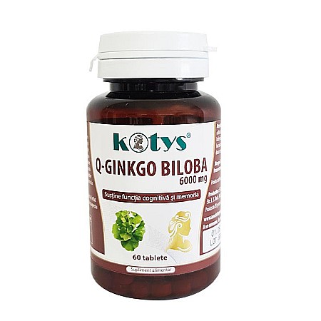 Cardiovascular - Q-GINKOBILOBA 6000mg 60cps KOTYS