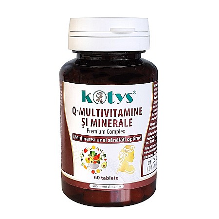 Multivitamine - Q-MULTIVITAMINE SI MINERALE PREMIUM COMPLEX 60cps KOTYS
