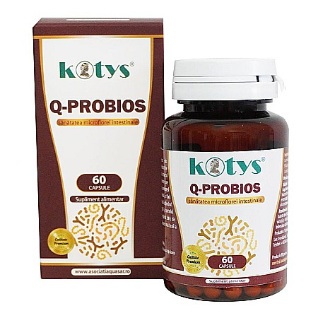 Probiotice și prebiotice - Q-PROBIOS 60cps KOTYS