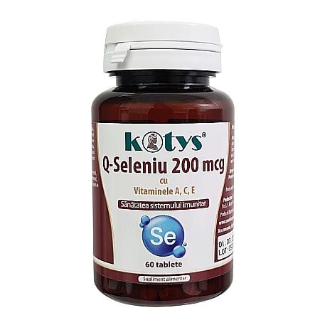 Cardiovascular - Q-SELENIU 200mg + VITAMINA A, C, E 60cps KOTYS