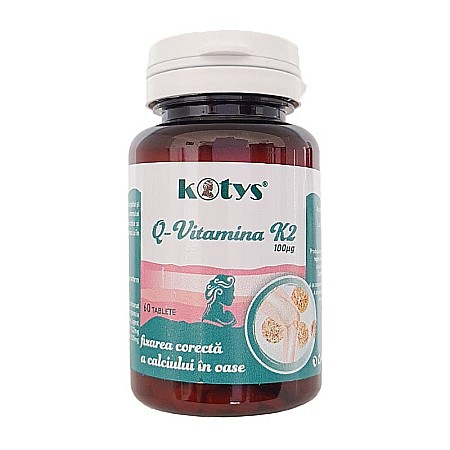Vitamine - Q-VITAMINA K2 100mg 60cps KOTYS
