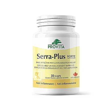 Proteine și aminoacizi - SERRA PLUS FORTE / SERRAPEPTAZĂ 30cps