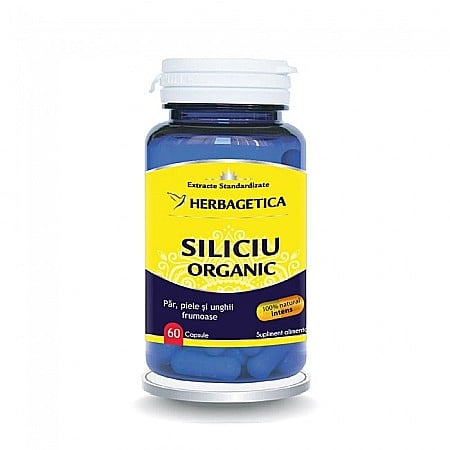 Articulații și oase - HERBAGETICA SILICIU ORGANIC 60cps
