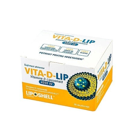 Toate produsele - Vitamina D Lipozomală 4000 IU LIPOSHELL® (30 plicuri)