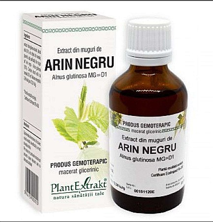 Tractul respirator - Extract din muguri de Arin negru - Alnus glutinosa MG=D1, 50 ml