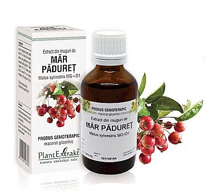 Circulație - Extract din muguri de Măr pădureț - Malus sylvestris MG=D1, 50 ml